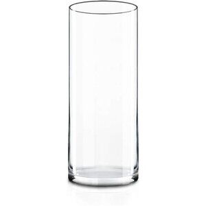 CYS Excel Clear Glass Cylinder Vase (H:12" D:4") | Multiple Size Choices Glass